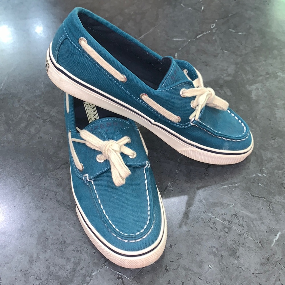 Teal Sperry Top-Sider